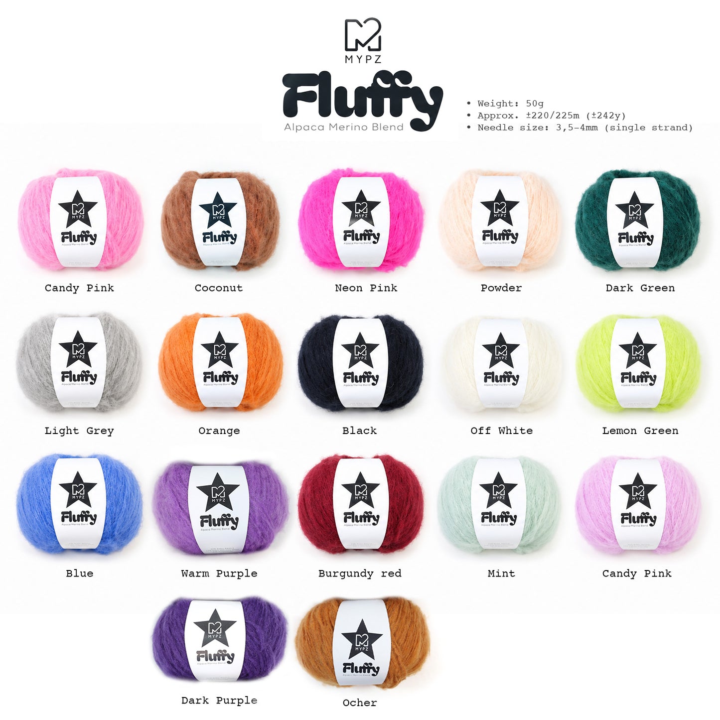 Design your own kit - Knitting Kit MYPZ Chunky Alpaca Pullover No15 – Beginner (ENG-NL-DE)
