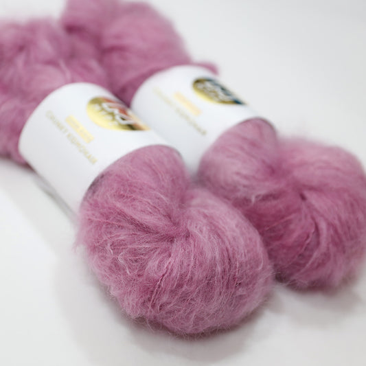MYPZ Chunky kidmohair – hand-dyed Soft Bordeaux