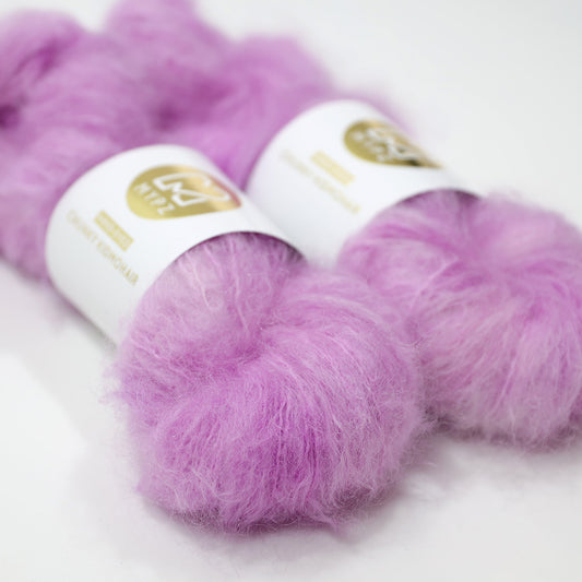 MYPZ Chunky kidmohair – hand-dyed Soft Purple