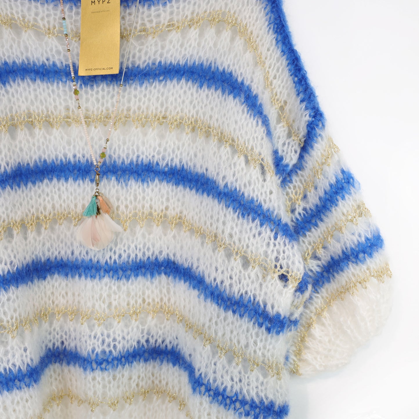 Knitting kit – MYPZ Light Mohair Azure Top No10 (ENG-NL-DE)