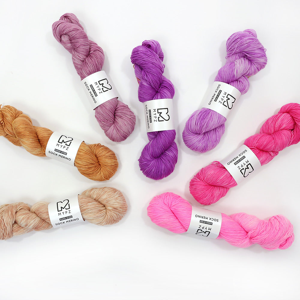 MYPZ Sock Merino – Soft Bordeaux