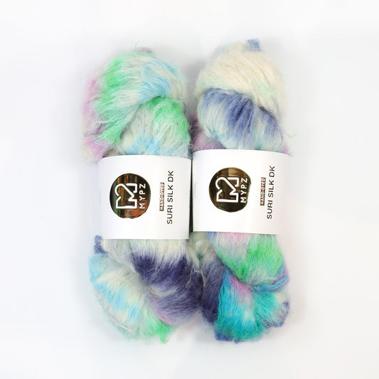 MYPZ Suri Silk DK – håndfarget Blue Lagoon