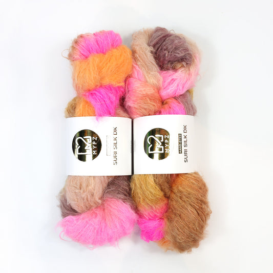 MYPZ Suri Silk DK – håndfarget Pecan