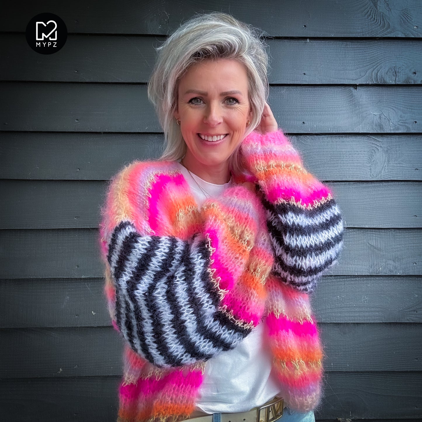 Knit pattern – MYPZ Light Mohair Cardigan Pink Magic No10 (ENG-NL-DE)