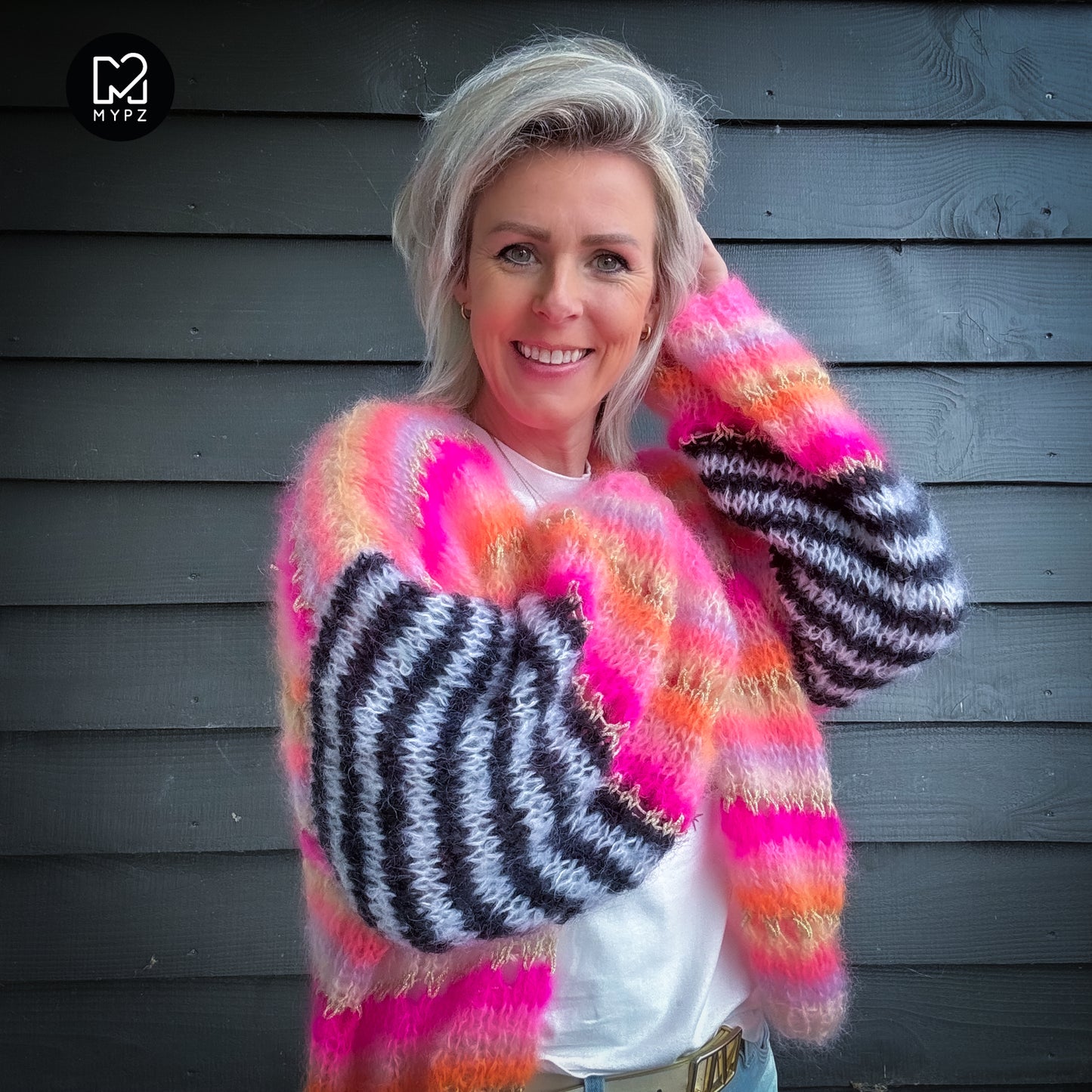 Knit pattern – MYPZ Light Mohair Cardigan Pink Magic No10 (ENG-NL-DE)