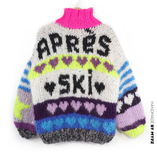 Strikkepakke – MYPZ Chunky Mohair-genser Après Spark nr. 9 (ENG-DE-NL-ES-FR-IT-DA-SV-NO)