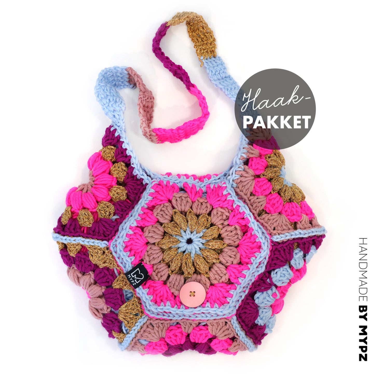 Crochet kit - MYPZ hexagon bag Everly (ENG-NL-DE)