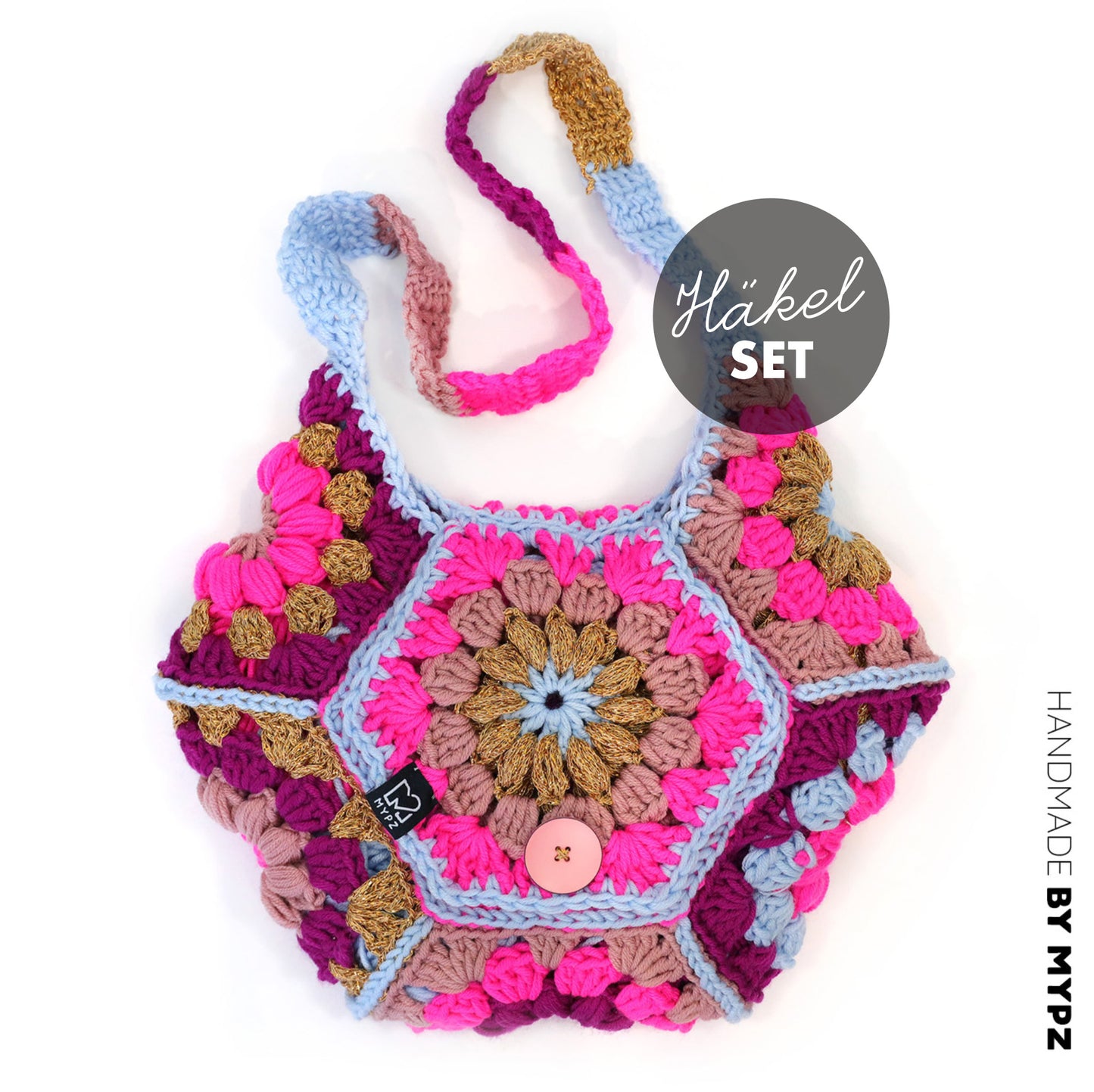 Crochet kit - MYPZ hexagon bag Everly (ENG-NL-DE)