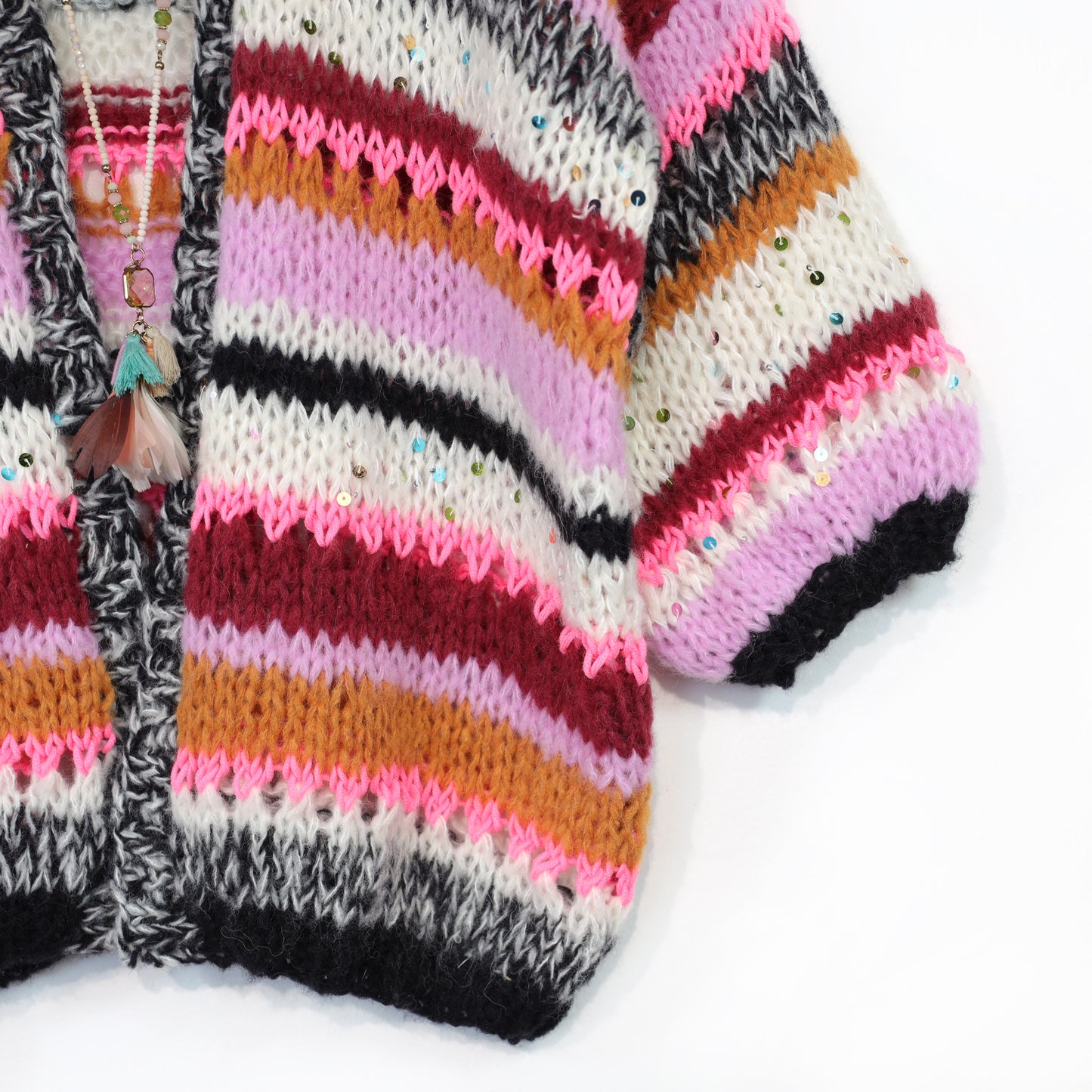 MYPZ Light Alpaca Cardigan Twinkle Berry