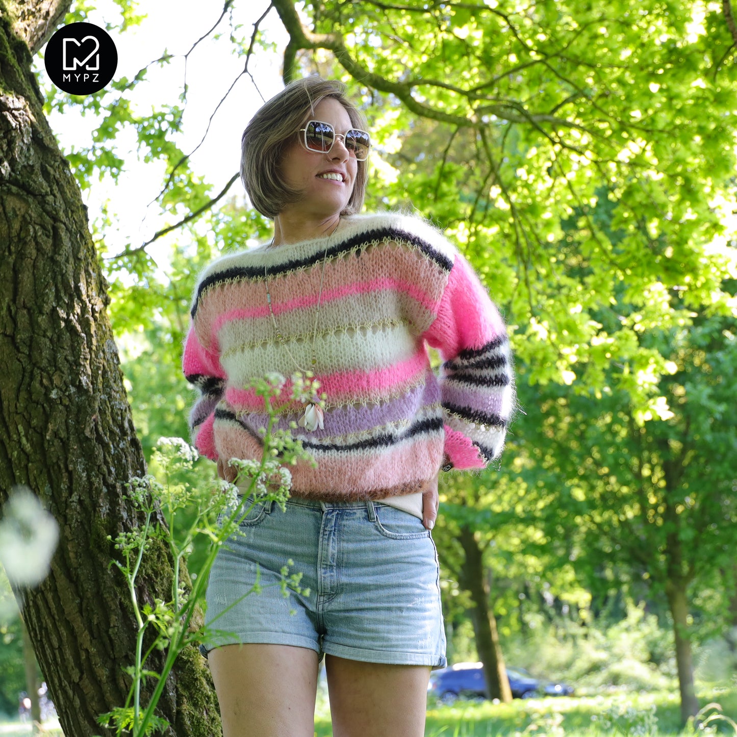 Knitting Kit – MYPZ Basic Light Mohair Pullover Alex no10 (ENG-NL-DE)