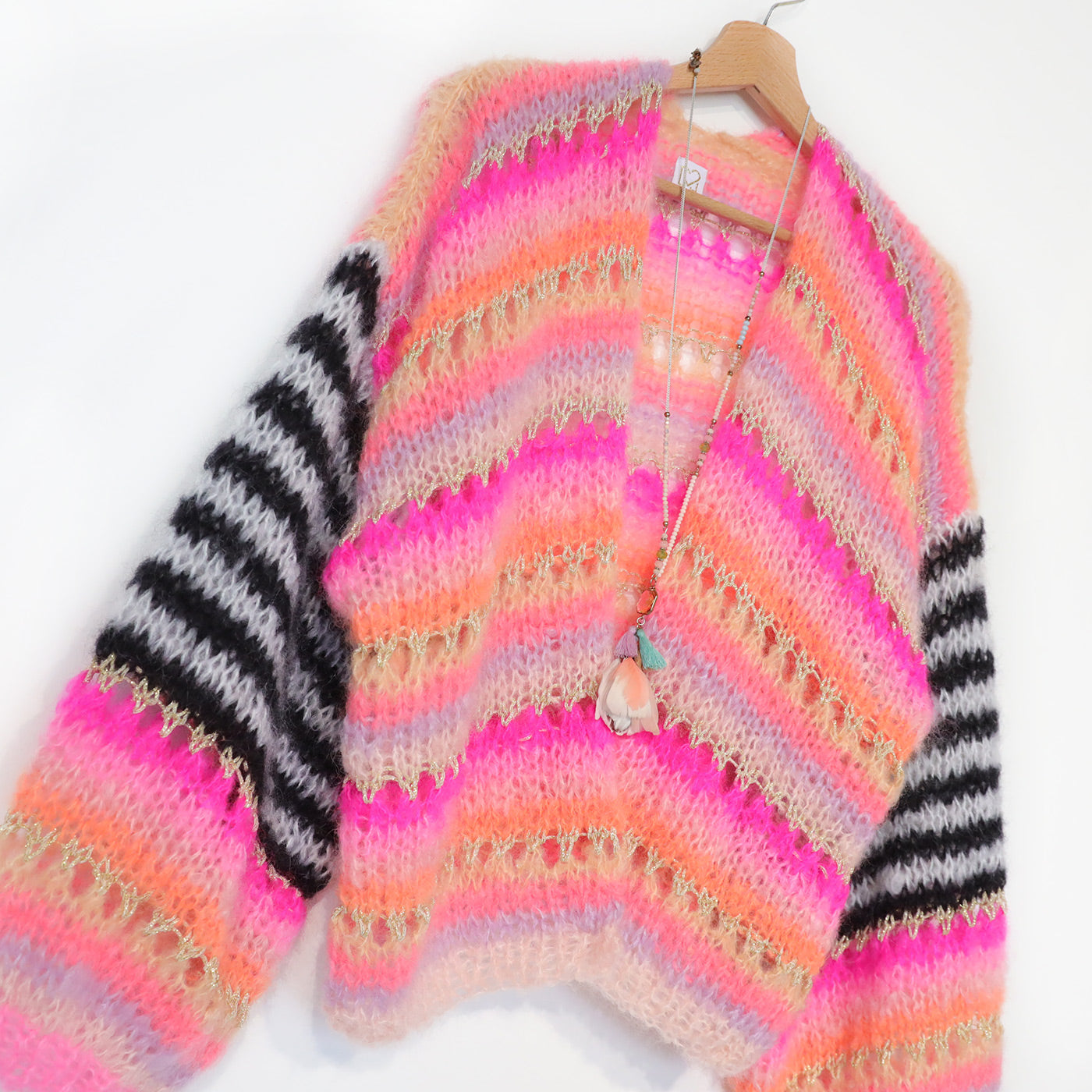 Knit pattern – MYPZ Light Mohair Cardigan Pink Magic No10 (ENG-NL-DE)