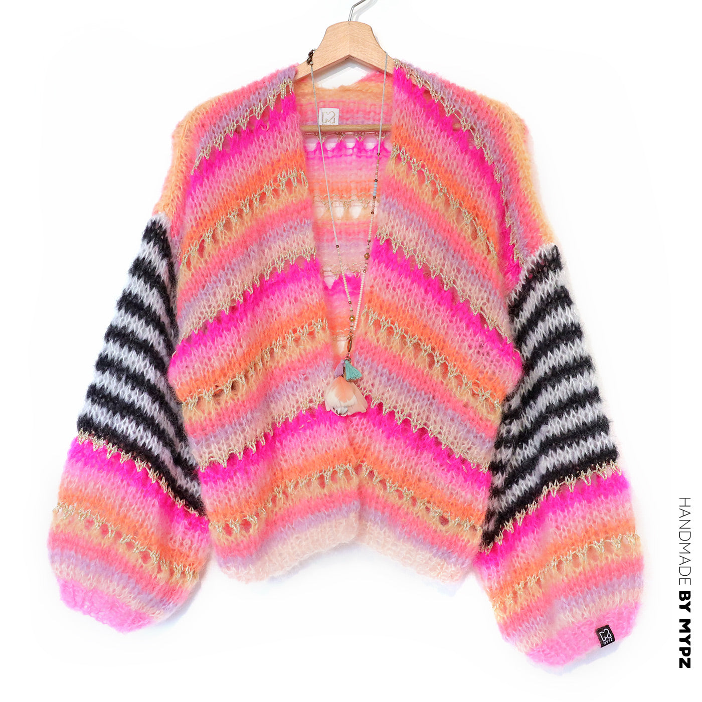 MYPZ Light Mohair Cardigan Pink Magic