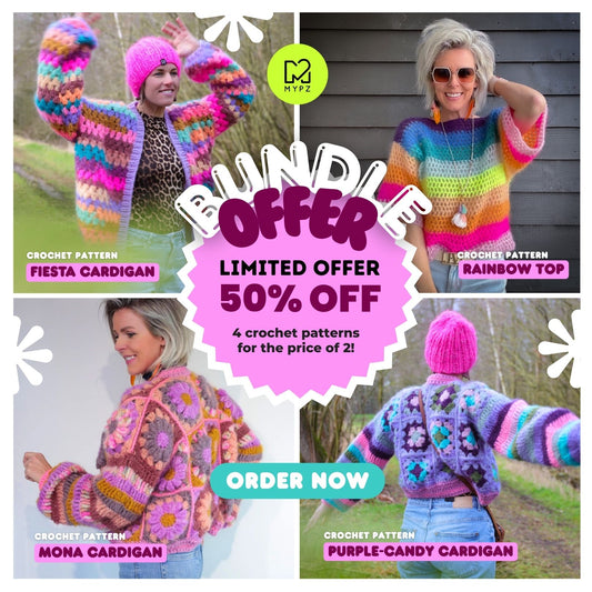 Crochet Pattern Bundle – Colourful Collection (ENG-NL)