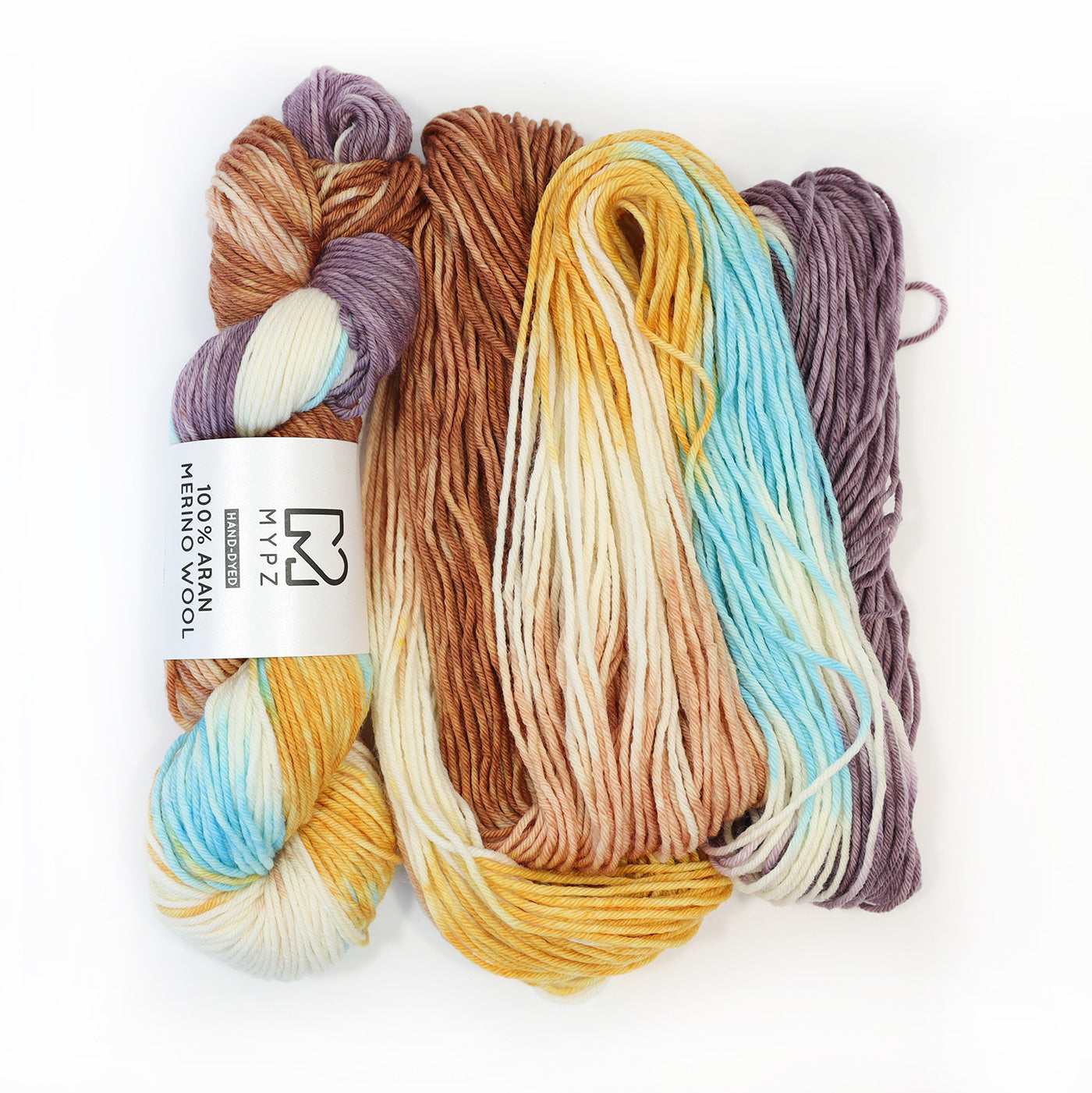 Duo Skeins Aran + Chunky Kidmohair DK - Brooklyn