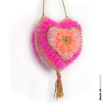 Crochet kit - MYPZ Heart bag + Diamonds bag (ENG-NL-DE-FR-ES)