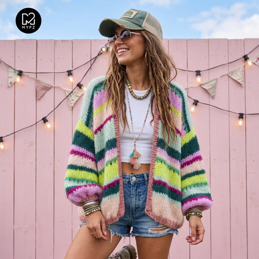 MYPZ lett alpakka-cardigan Featherlight