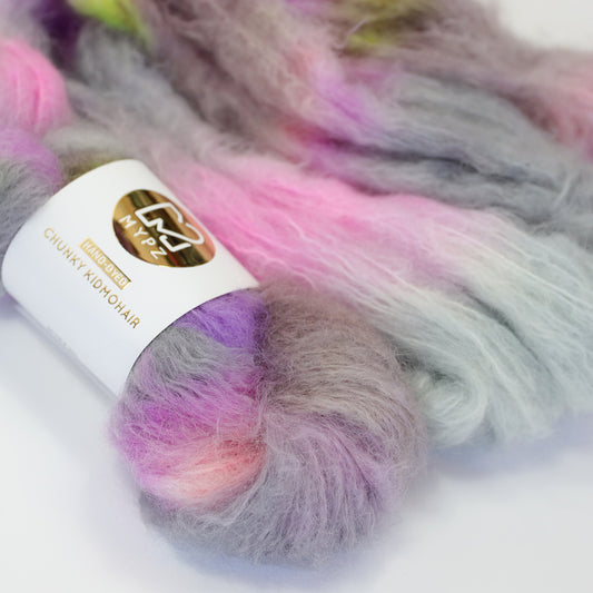 MYPZ Chunky kidmohair – hand-dyed BlaBla