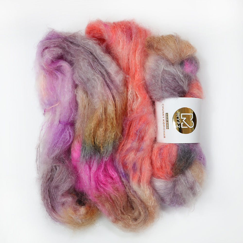 MYPZ Chunky kidmohair – hand-dyed Paris