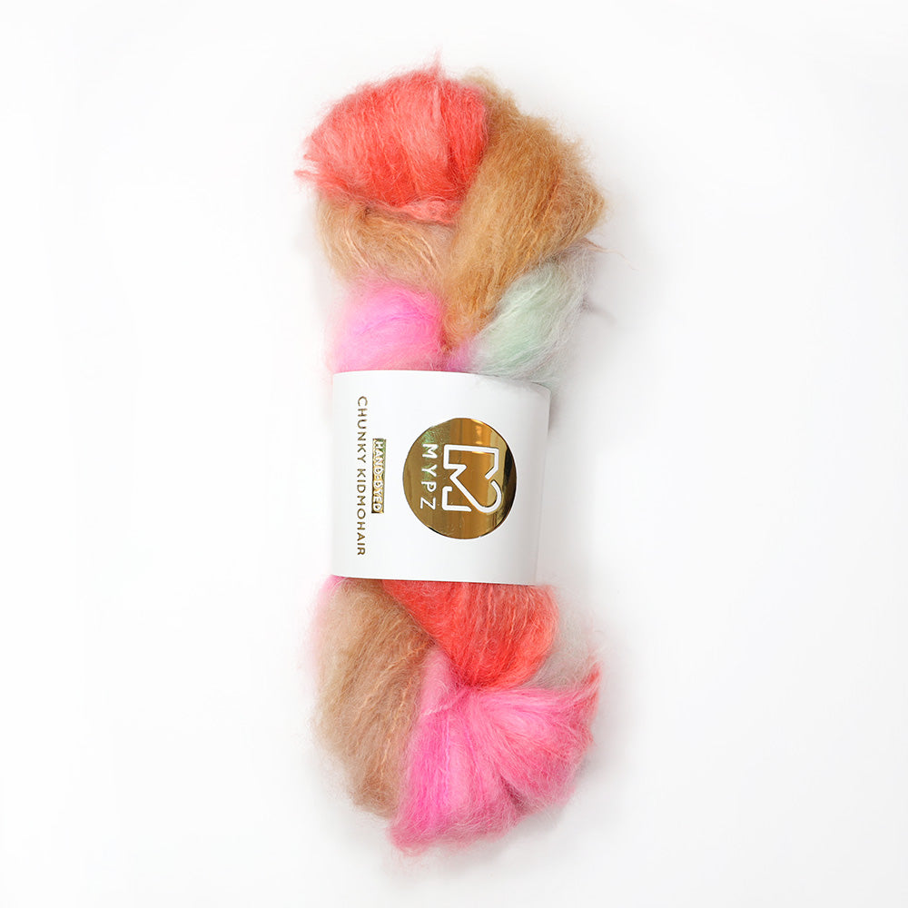 MYPZ Chunky kidmohair – hand-dyed Venice