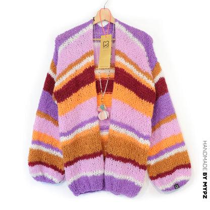 Strikkeoppskrift – MYPZ Light Alpaca Cardigan Sweet Hugs No10 (ENG-DE-NL-ES-FR-IT-DA-SV-NO)