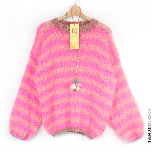 MYPZ Lett mohairgenser Sweet Bubblegum