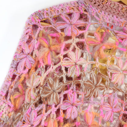 Heklesett - MYPZ Short Wildflower-cardigan Pecan (ENG-DE-NL-ES-FR-IT-DA-SV-NO)