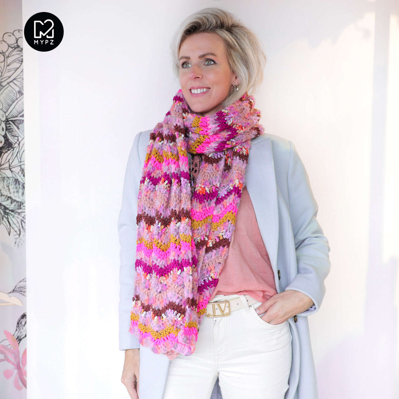 Crochet kit – MYPZ scarf Sienna (ENG-NL)