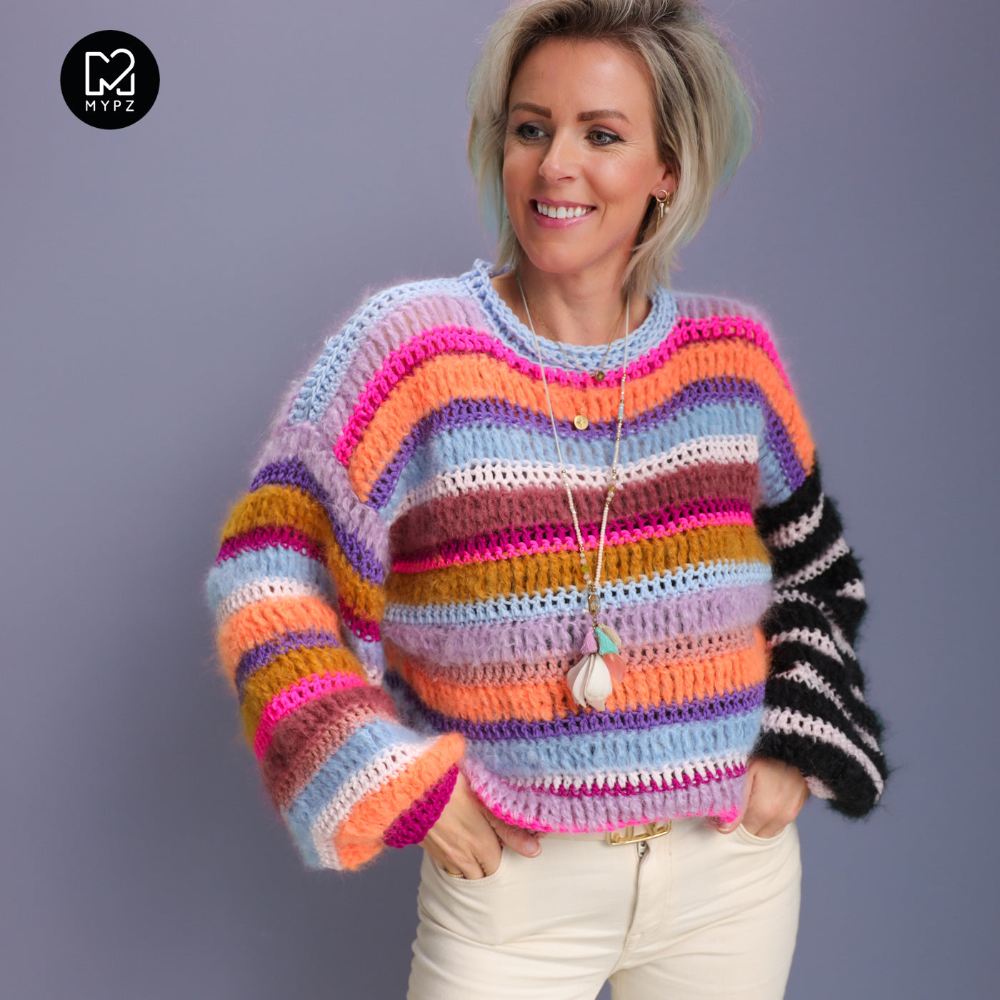 Crochet kit – MYPZ Chunky pullover Sundays (ENG-NL-DE)