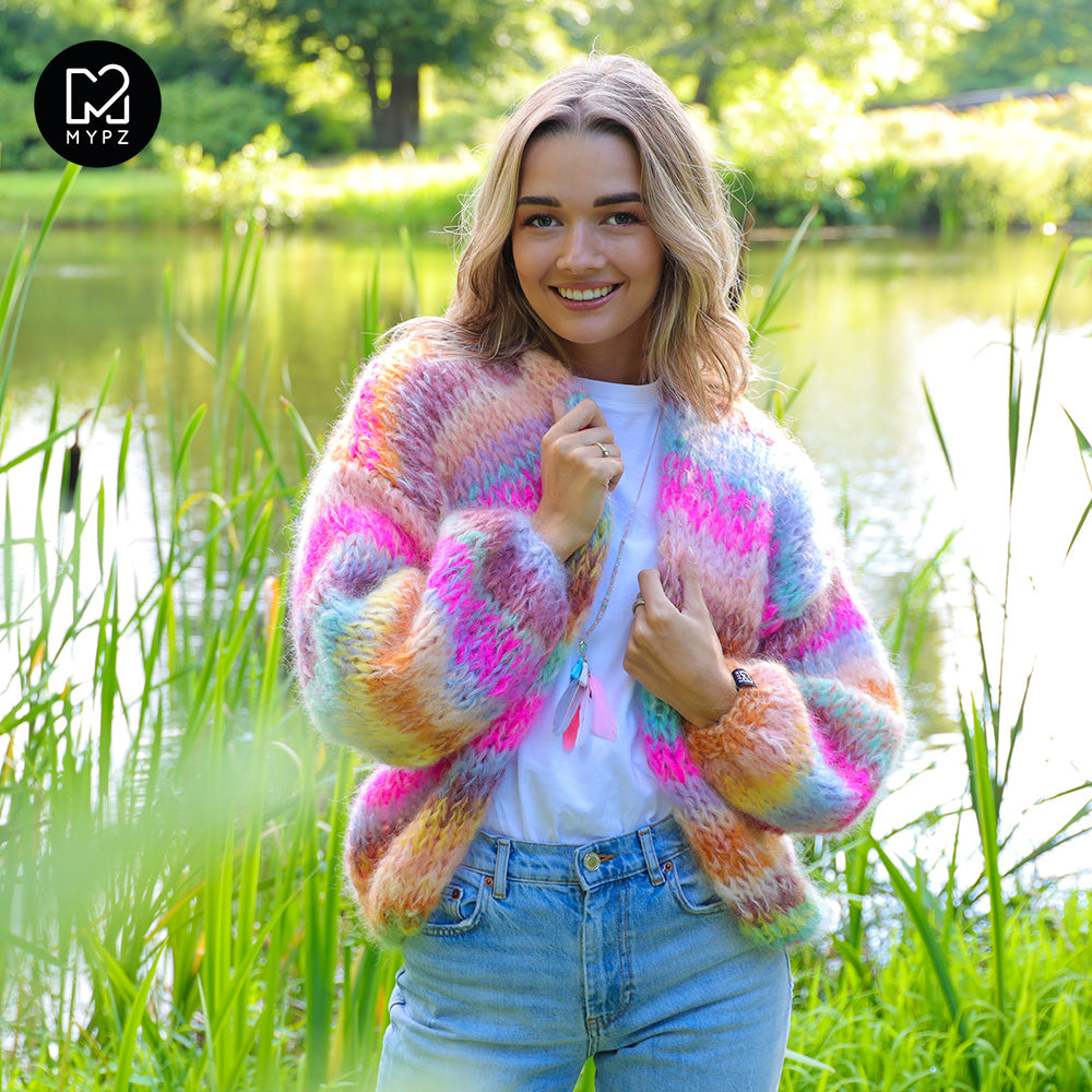 MYPZ Chunky Mohair Cardigan Bright Moments