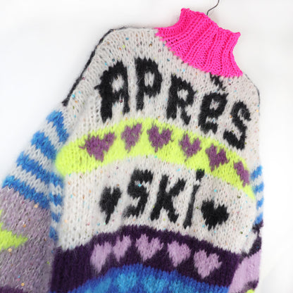 Strikkepakke – MYPZ Chunky Mohair-genser Après Spark nr. 9 (ENG-DE-NL-ES-FR-IT-DA-SV-NO)