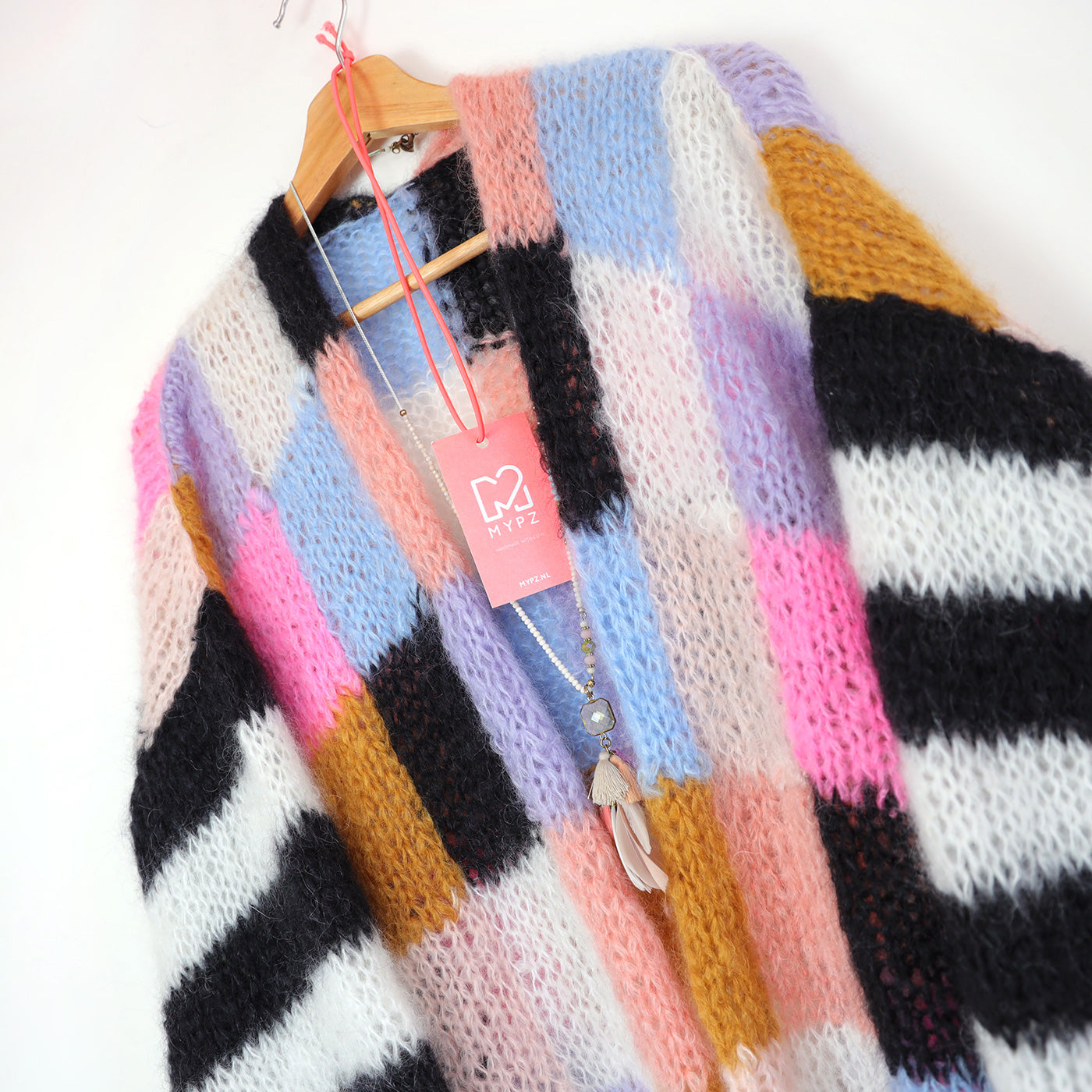 MYPZ Light Mohair Cardigan Fuzzy