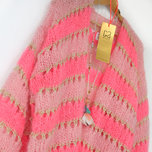 Strikkesett – MYPZ Cropped Light Mohair Cardigan Summerflow No10 (ENG-DE-NL-ES-FR-IT-DA-SV-NO)