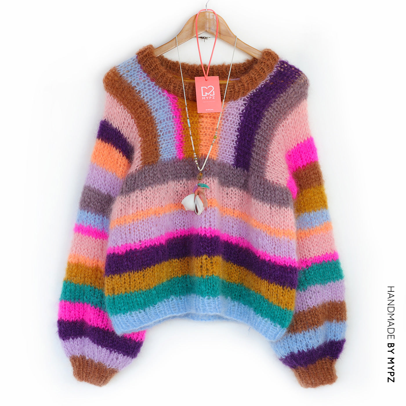 Knitting kit – MYPZ Light Mohair pullover Como No9 (ENG-NL-DE)