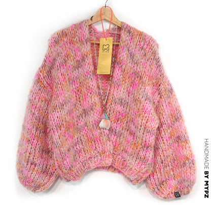 Strikkeoppskrift – MYPZ kort, tykk cardigan i alpakka-mohair Pecan Dream nr. 15 (ENG-DE-NL-ES-FR-IT-DA-SV-NO)