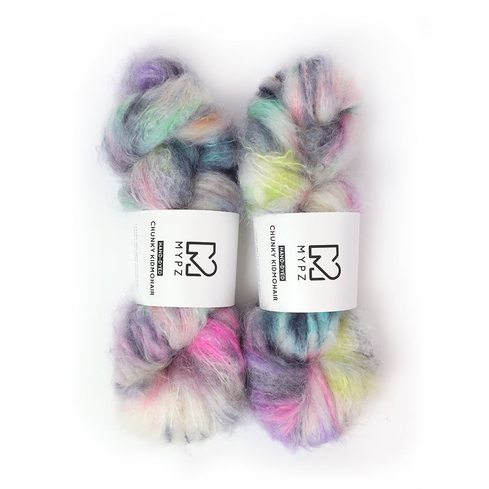 MYPZ Chunky kidmohair – hand-dyed Fusion