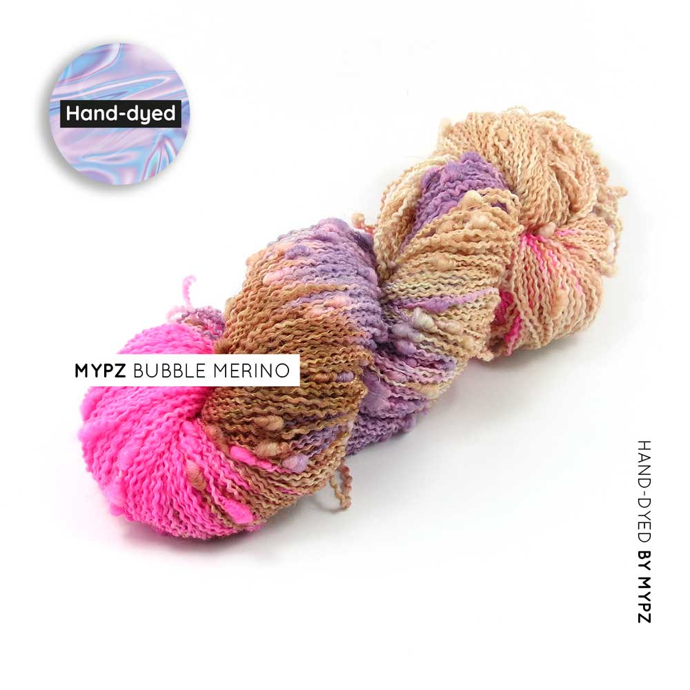 MYPZ Bubble Merino – hand-dyed Soft Love